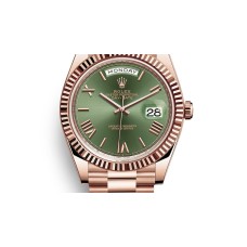 Rolex Day Date 'Olive Green' Swiss ETA Watch India | 1:1 Super Cloned 3255 Movement